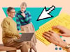 two people work on guest blogging with backlinks